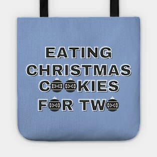 Eating Christmas Cookies For Two Tote