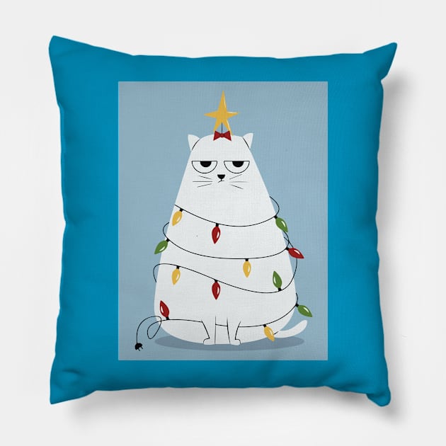 Gato Navideño Pillow by Justify