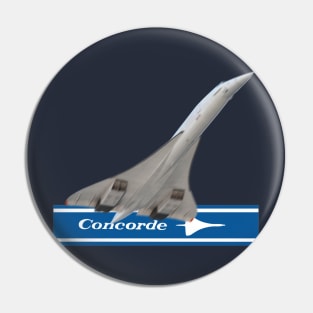 Concorde in flight Pin