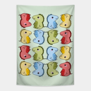 Baby Dinosaur Pattern for Dino fans Tapestry