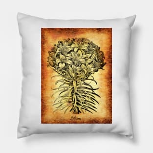 Lily - Flowers - Botanical Pillow