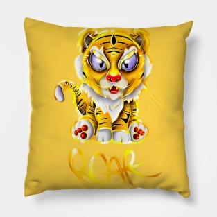 Golden tiger Pillow