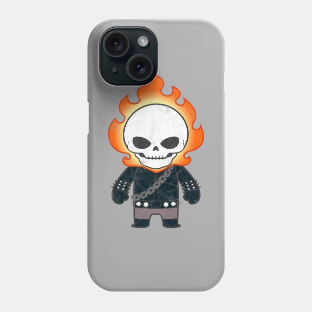 Kawaii Ghost Rider (Johnny Blaze) 💀🔥 Phone Case by gabradoodle