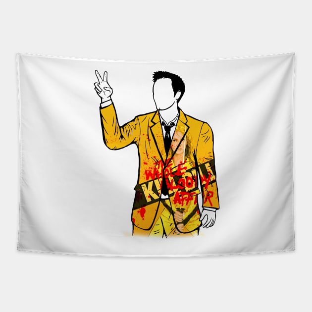 Quentin Tarantino, director of Kill Bill Tapestry by Youre-So-Punny