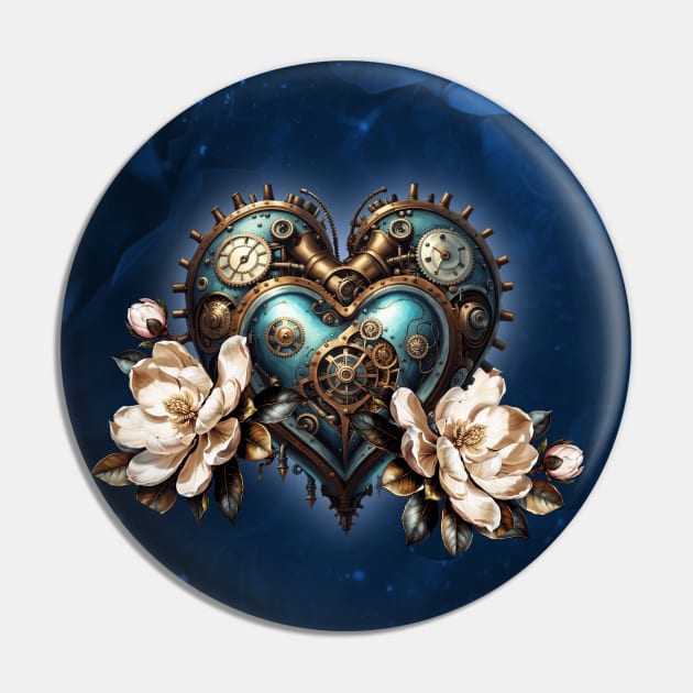 Wonderful steampunk heart Pin by Nicky2342