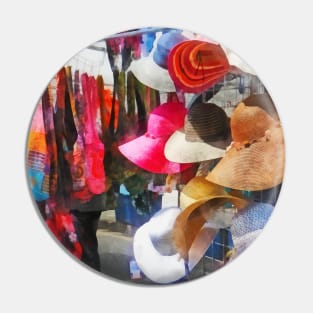 Hats and Purses at Street Fair Pin