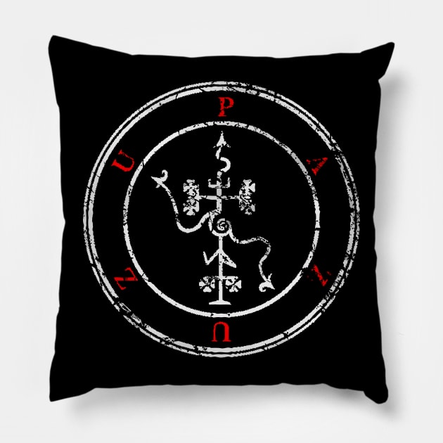 Pazuzu Sigil Pillow by ArcaNexus