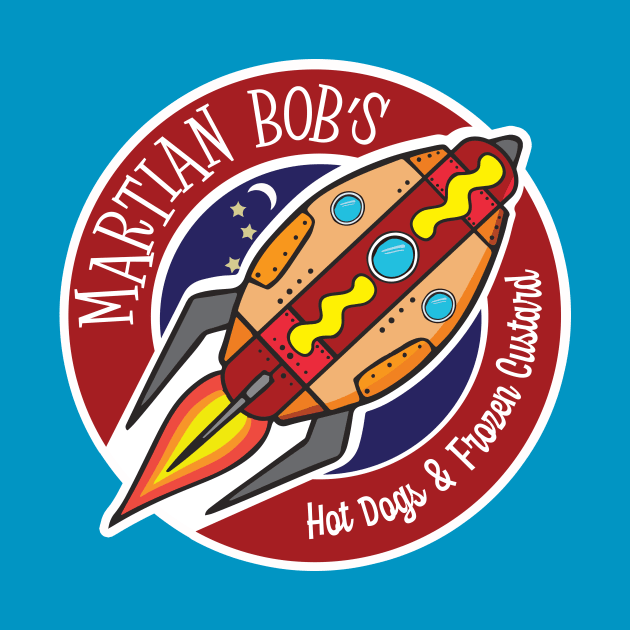 Martian Bob's Hot Dogs & Frozen Custard by BoxDugArt