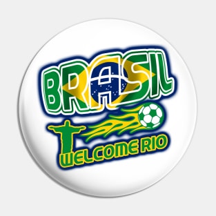 Brasil Welcome Rio Pin