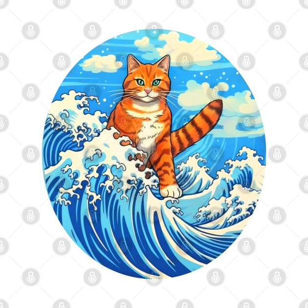 Surfing cat #cat by JBJart