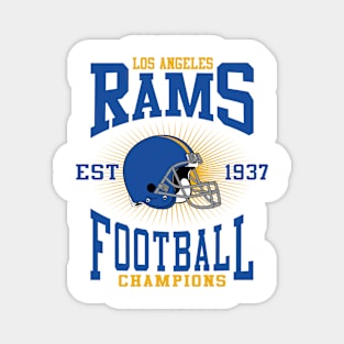 Los Angeles Rams Football Champions Magnet