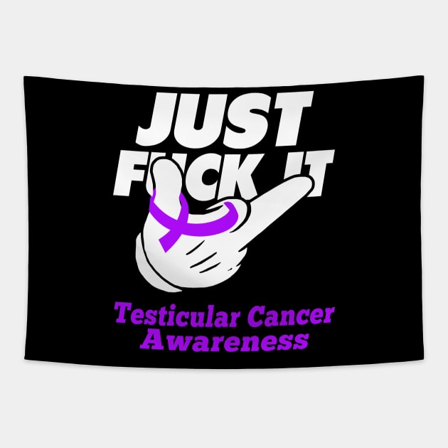 Testicular Cancer Awareness Warrior Support Testicular Cancer Gifts Tapestry by ThePassion99