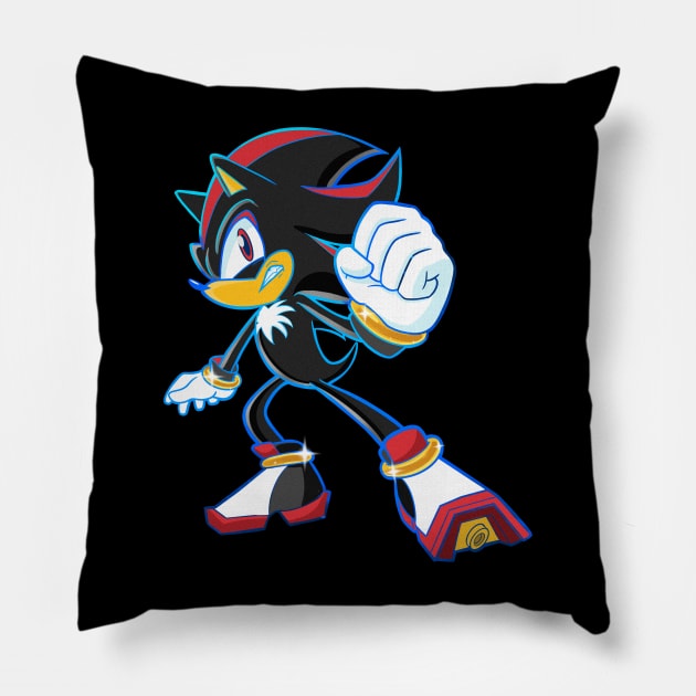 Shadow the Hedgehog Pillow by SophieScruggs