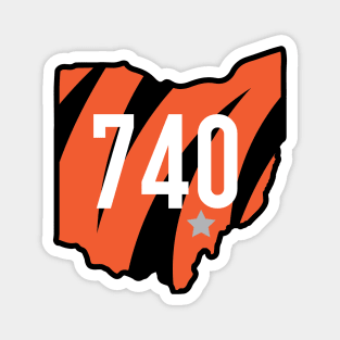 Who dey think they gonna beat that Burrows?! [Front & Back Design] Magnet