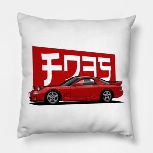 Red rotary Pillow