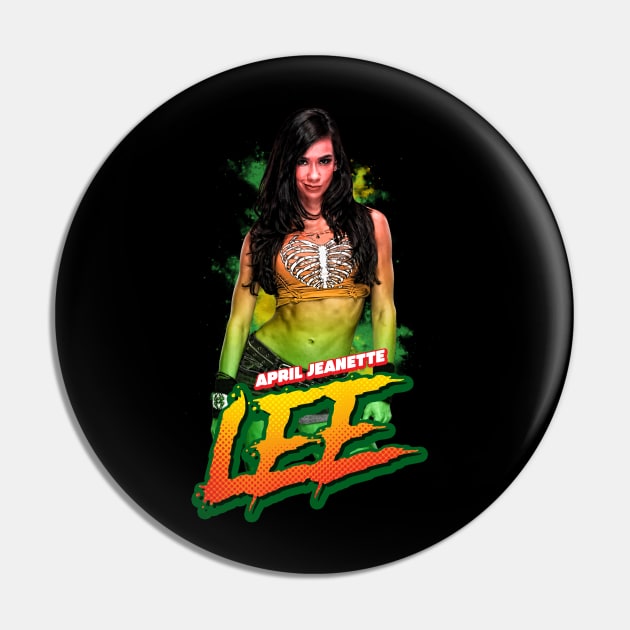 AJ Lee Wrestling Divas Pin by ganbateart