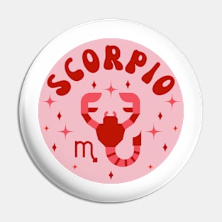 Scorpio Zodiac Sign Pin