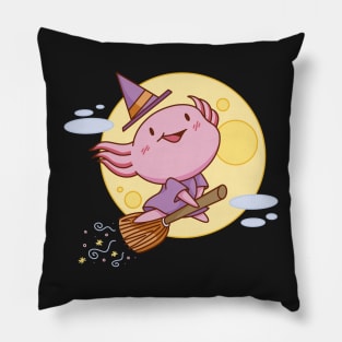 axolotl, axolotl pattern, salamander , salamander shirt, olm, pond newt, lizard , mexican salamander Pillow