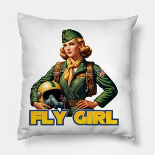 Fly Girl Pillow