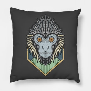 Northern White Cheeked Gibbon Pillow