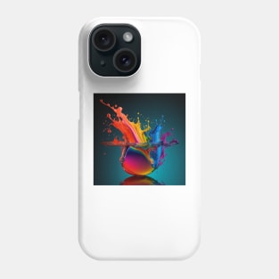 Living Life in Colour Abstract Splash Phone Case