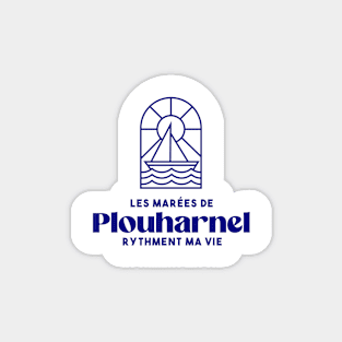 Plouharnel the tides punctuate my life - Brittany Morbihan 56 BZH Sea Magnet