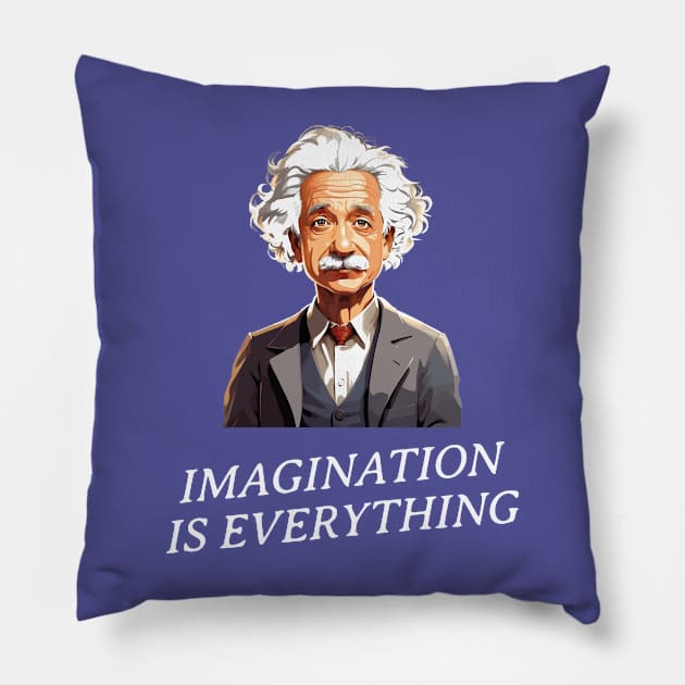 Albert Einstein Pillow by BishBashBosh