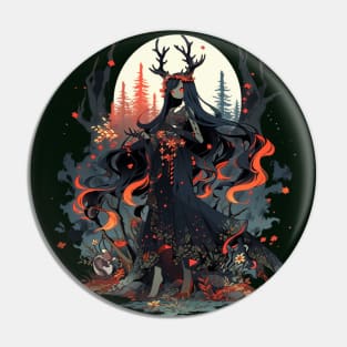 Dark Forest Witch Pin