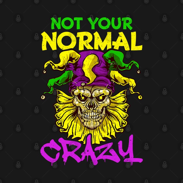 Mardi Gras not your normal Crazy Jester Mask Mardi Gras by Riffize