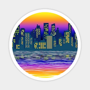 City skyline Magnet