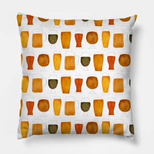 Beer Patterns Pillow