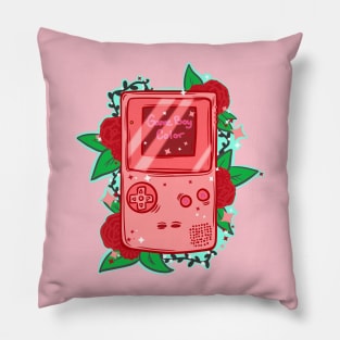 Retro Floral Mobile Gaming Console Pillow