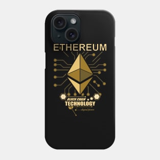 Ethereum - ETH - Digital Cryptocurrency Logo Phone Case