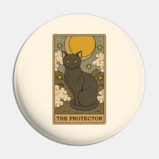 The Protector - Cat Tarot Pin