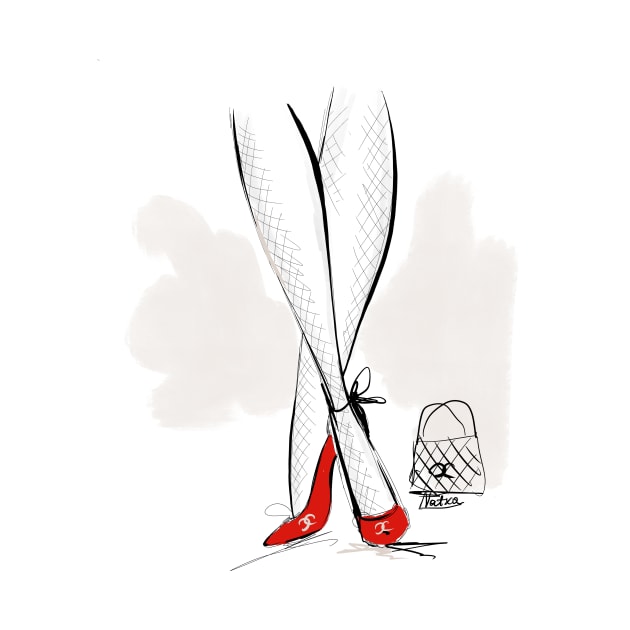 Red Shoes by Natxa