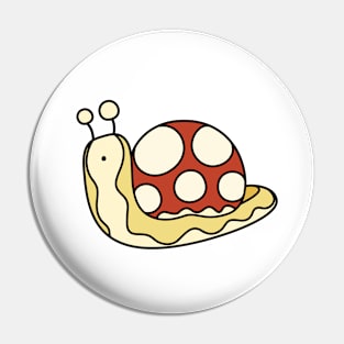 Shroom Snail Pin