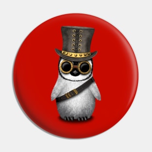 Steampunk Baby Penguin Pin