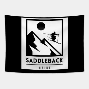 Saddleback maine usa ski Tapestry