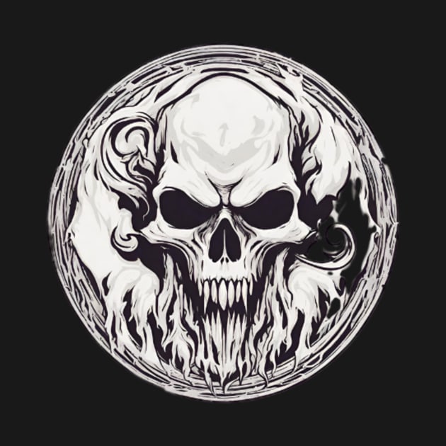 Terrifying skull by BEST100