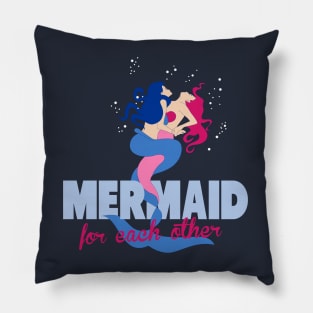 Mermaid for each other Pillow