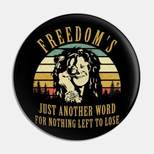 Janis Joplin new 2 Pin