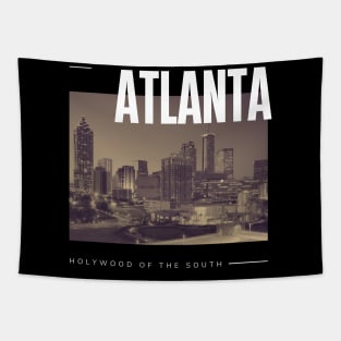 Atlanta cityscape Tapestry