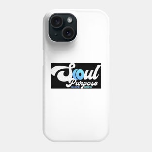 Soul Purpose Logo NC Blue on Black Phone Case