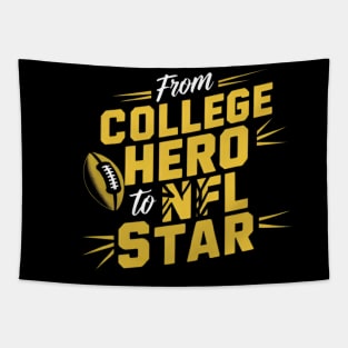 From College Hero to Star - draft day Tapestry