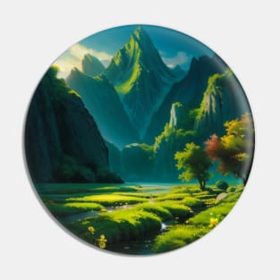 Floral Valley on the River Mirar Sword Coast DND Pin