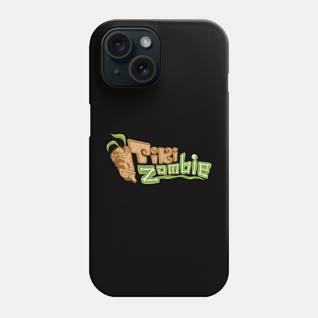 Tiki Zombie Logo Phone Case by New Legend