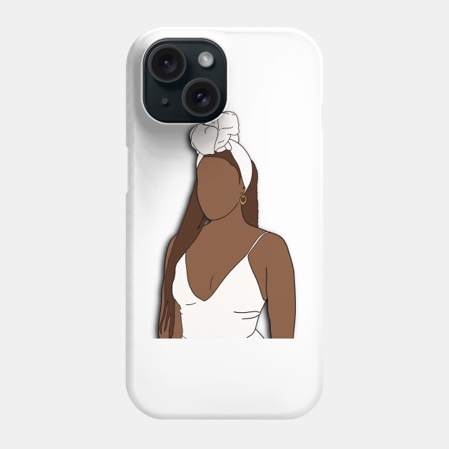 Issa Rae Fan Art Illustration Phone Case by tayelectronica