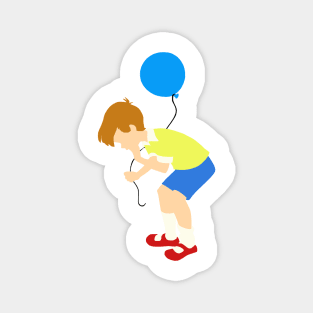 A Boy & His Balloon Magnet