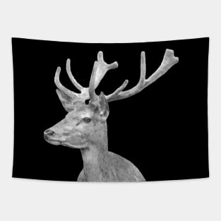 Black and White Deer Tapestry