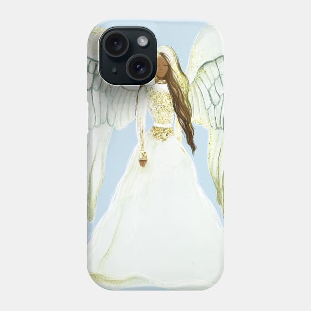 Black Angel Phone Case by digitaldoodlers